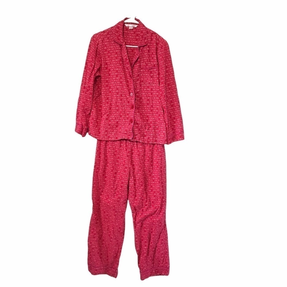 Victoria’s Secret 2 piece Red pajamas set Sz S B06